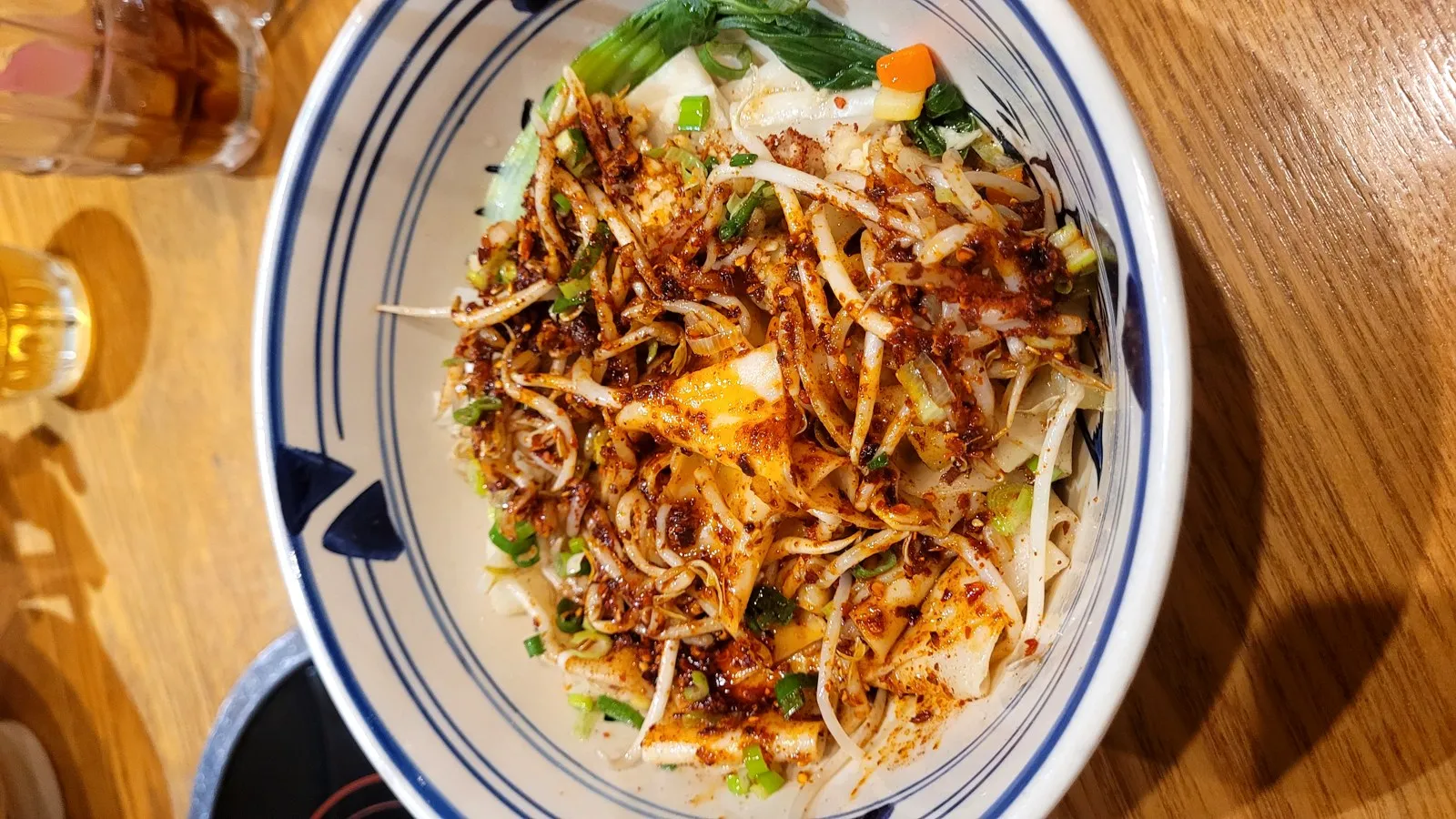 A spicy noodle salad